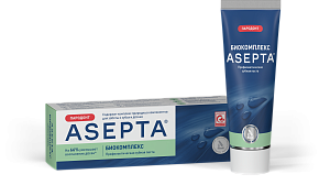 ASEPTA<sup>®</sup> БИОКОМПЛЕКС Здоровые дёсны профилактическая зубная паста